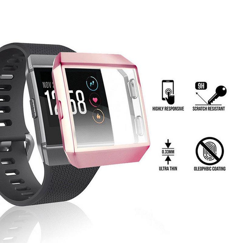 Screen Protector For Fitbit Ionic Watch Smart Watch TPU Comprehensive Cover Silicone Anti-fall Dust Protection Screen Case Cover. 