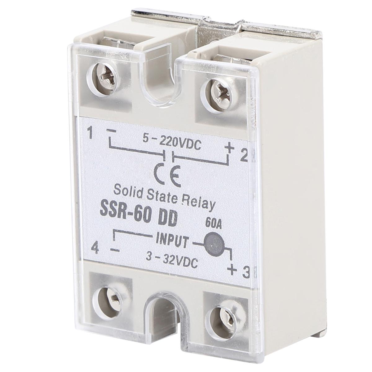 DC-DC Solid State Relay Fast heat dissipation Load Current 60A Installation Bolted for Signal light Industrial field