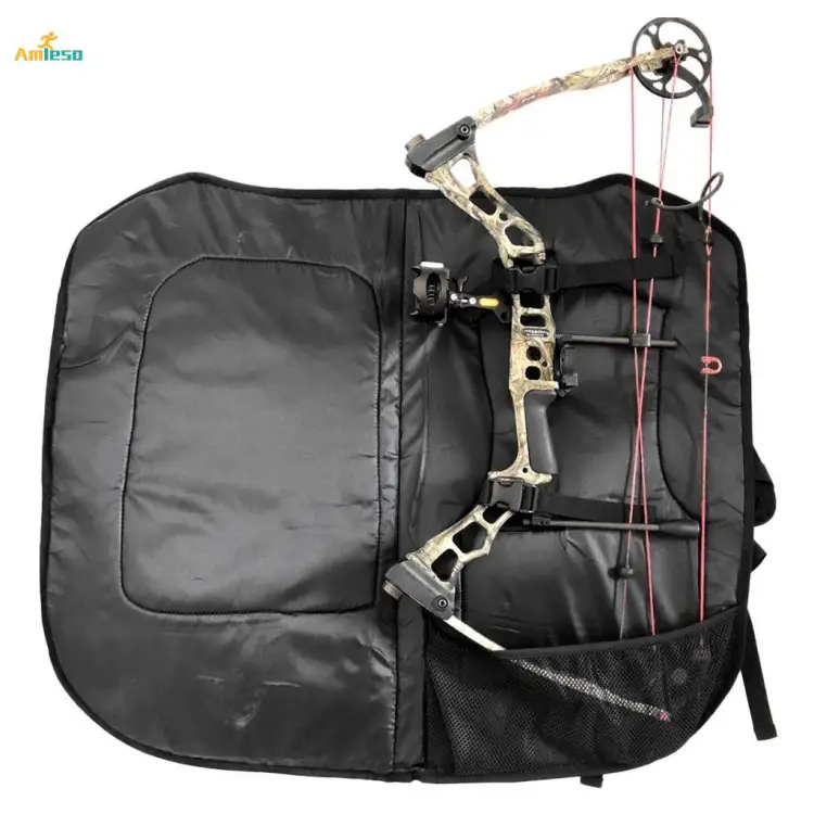 Compound bow holder for cheap backpack