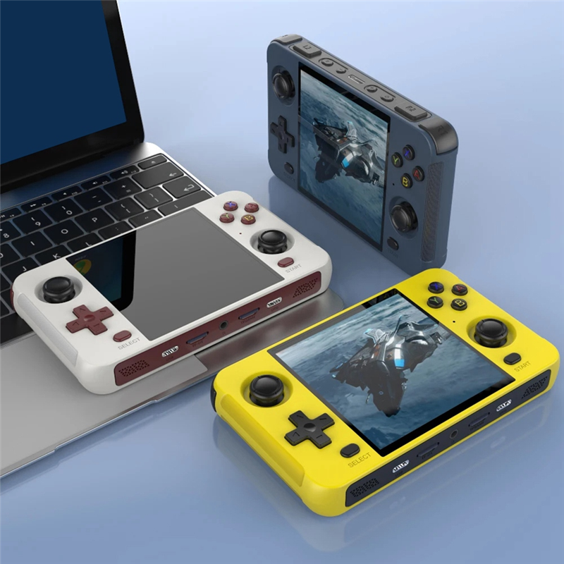 R40S Retro Video Game Console 16GB+128GB WiFi+BT Linux Support for PSP PS1 N64 DC ARCADE Simulator Black. 
