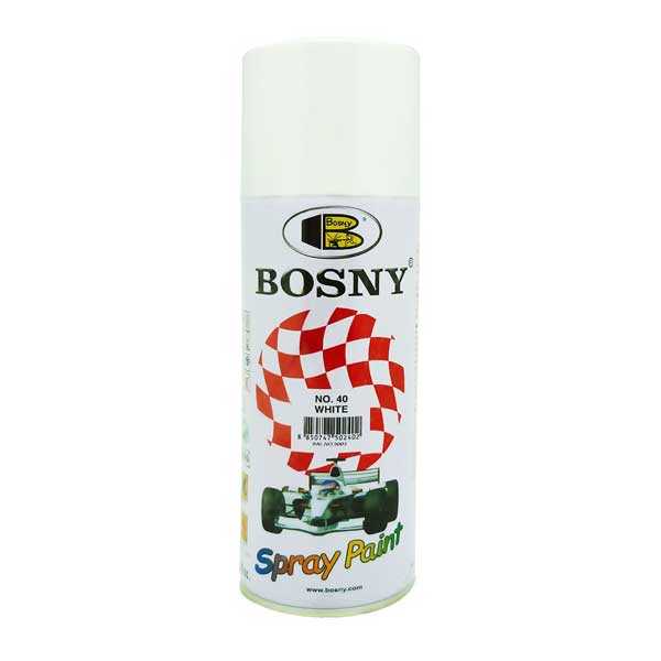 Bosny white spray paint - Great Value - Upscaled Quality - and Simple to Use. 