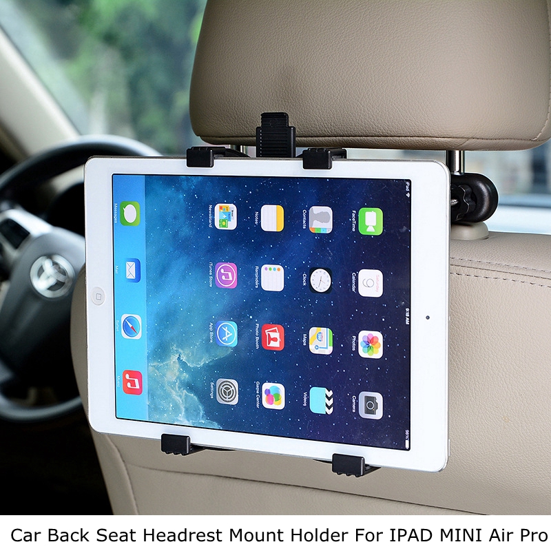 Car Back Seat Headrest Mount Holder For 11 inches iPad Pro 2020/2021 for iPad 2021 for iPad 2 iPad3 iPad 4 for iPad Air 4/5/6 for iPad mini 2021 AIR Tablet SAMSUNG Tablet PC Stands