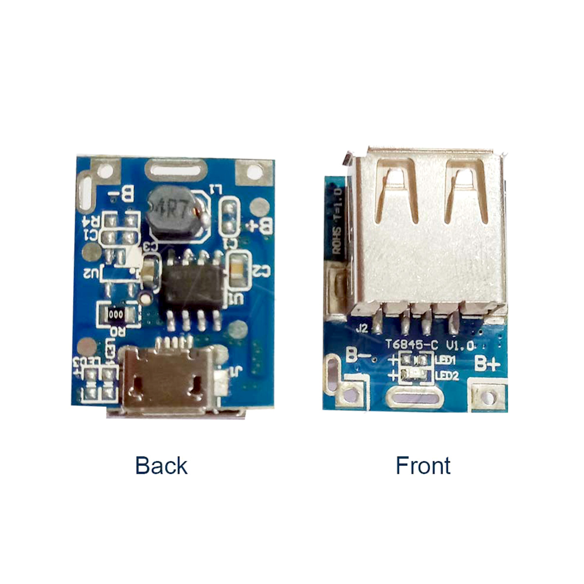 5V 1A 18650 Lithium battery charger power bank circuit blue color -Simple To Use