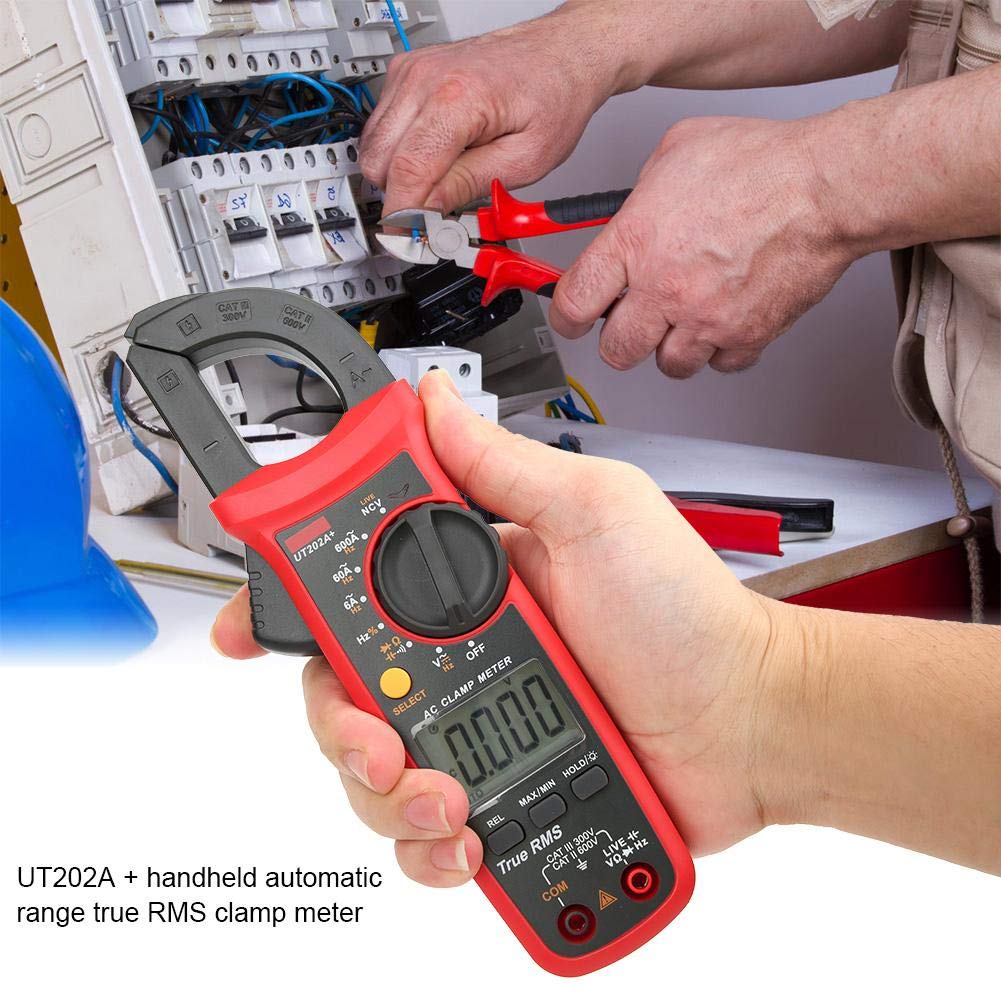UNI-T UT202A+ True RMS Clamp Meter 600A Auto Range Multi Testers for Voltage Current Resistance Capacitance Testing UT202A+  Kings Trading. 