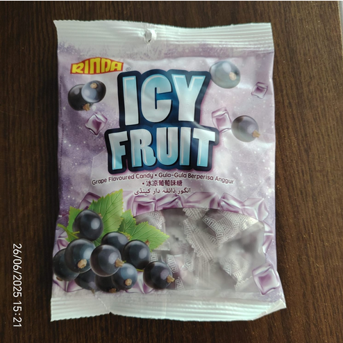 combo Rinda mix Fruit Candy 120g*3pcs-Malaysia
