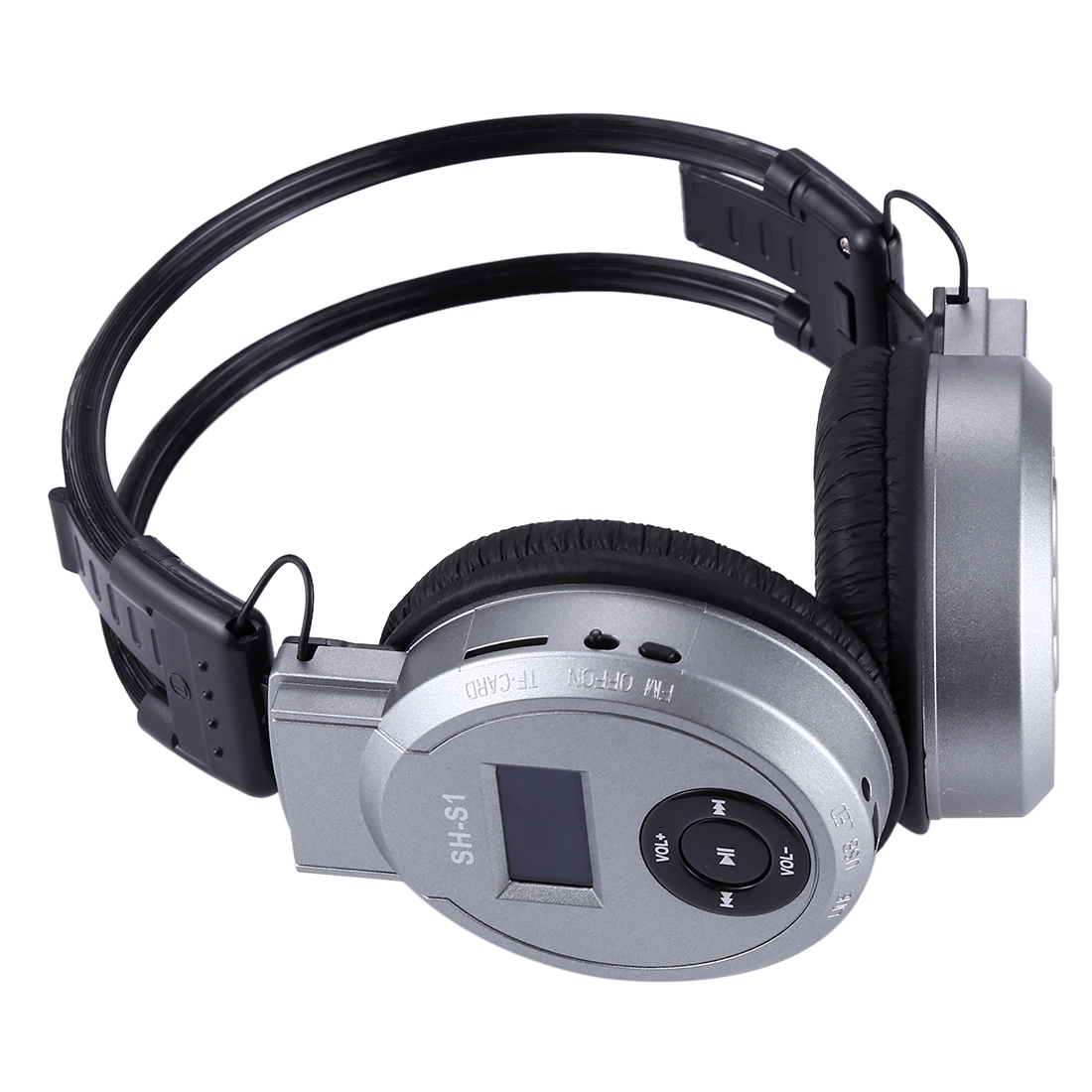 SH-S1 Folding Stereo HiFi Wireless Sports Headphone Headset with LCD Screen to Display Track Information & SD / TF Card, For Phones & iPad & Laptop & Notebook & MP3 or Other Audio Devices. 
