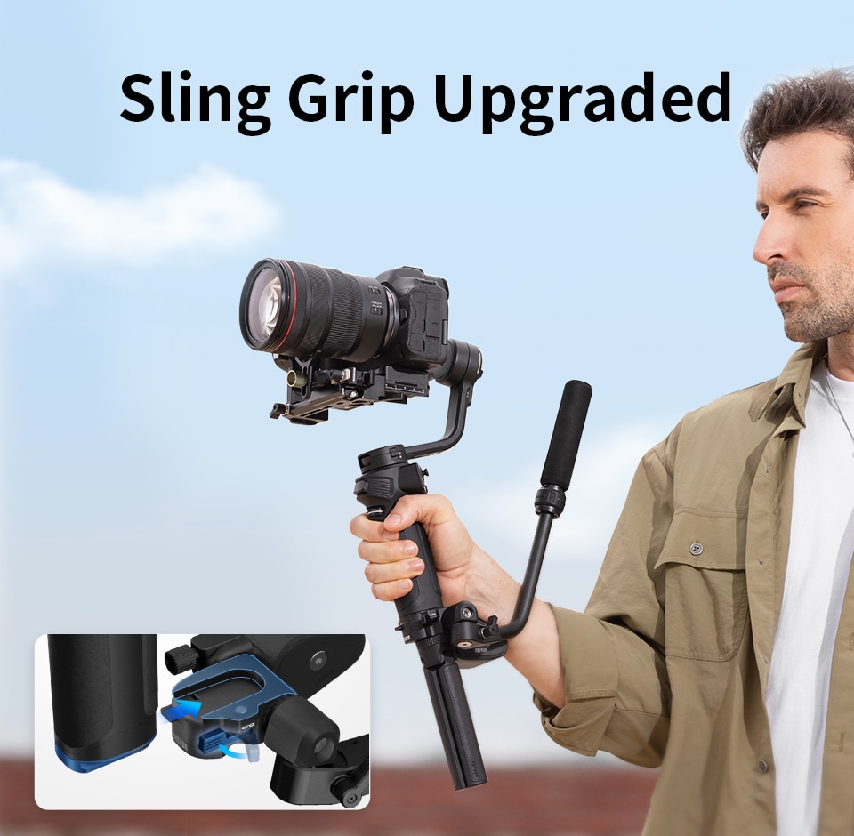 ZHIYUN EX1A09 Effortless Wrist Rest Sling Grip Mode 2.5 for Weebill 3S Handheld Camera Stabilizer Gimbal Accessories. 