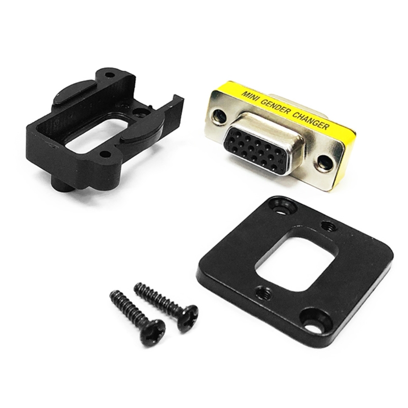 DB15 data cable connector plug VGA Plug Panel mounting D type connector socket. 