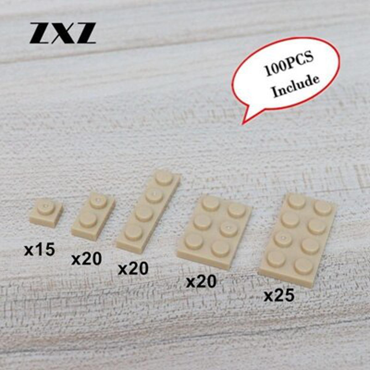 【happy one】Kids Learning Toys Plastic Blocks Plate 1 X 1 1 x 2 1 x 4 2 x 3 2 x 4 Mix Models Bulk for Sales