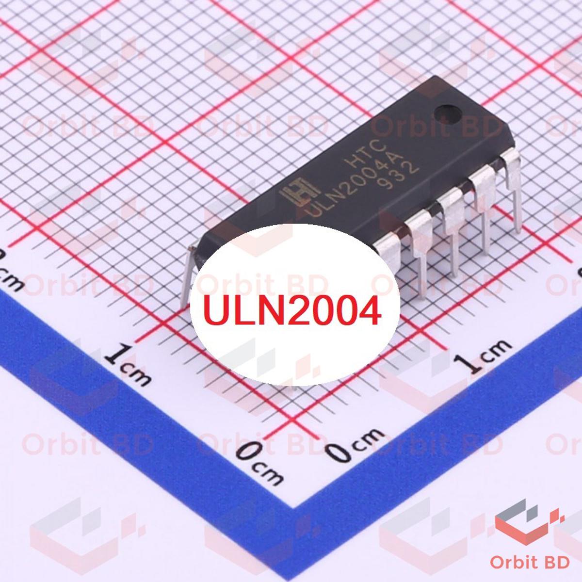 3Pcs-ULN2004 Darlington Transistor Array Breadboard Friendly IC DIP 16 ULN 2004
