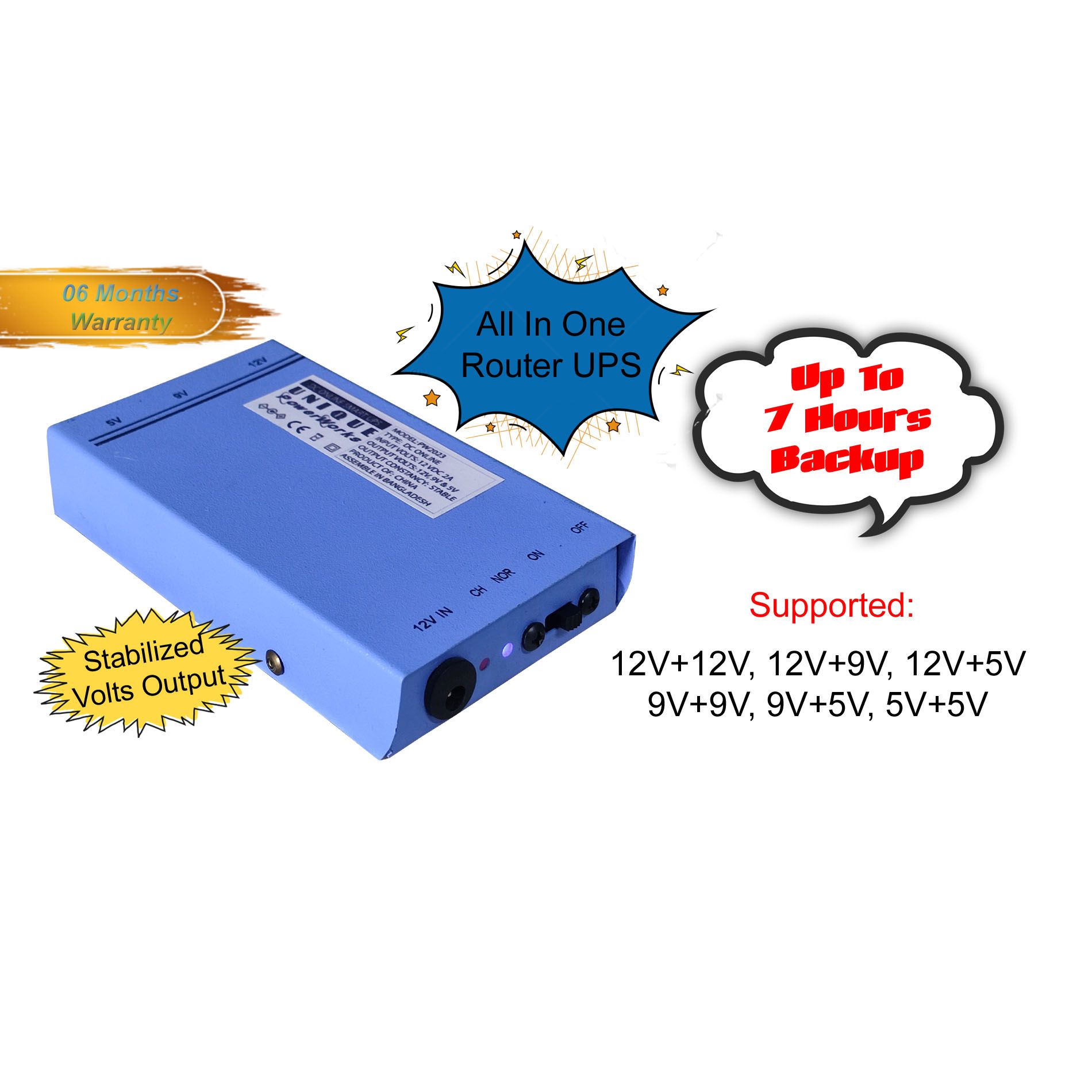 Router UPS For Wifi & Internet System