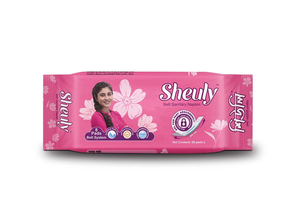 Sheuly Sanitary Napkin - Belt System (8 Pads) - pad. 