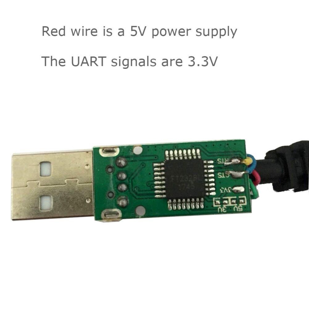 【happy one】FT232 line USB To Serial Cable Line Electric Adapter FTDI Computer FT232RL for Arduino ESP8266. 
