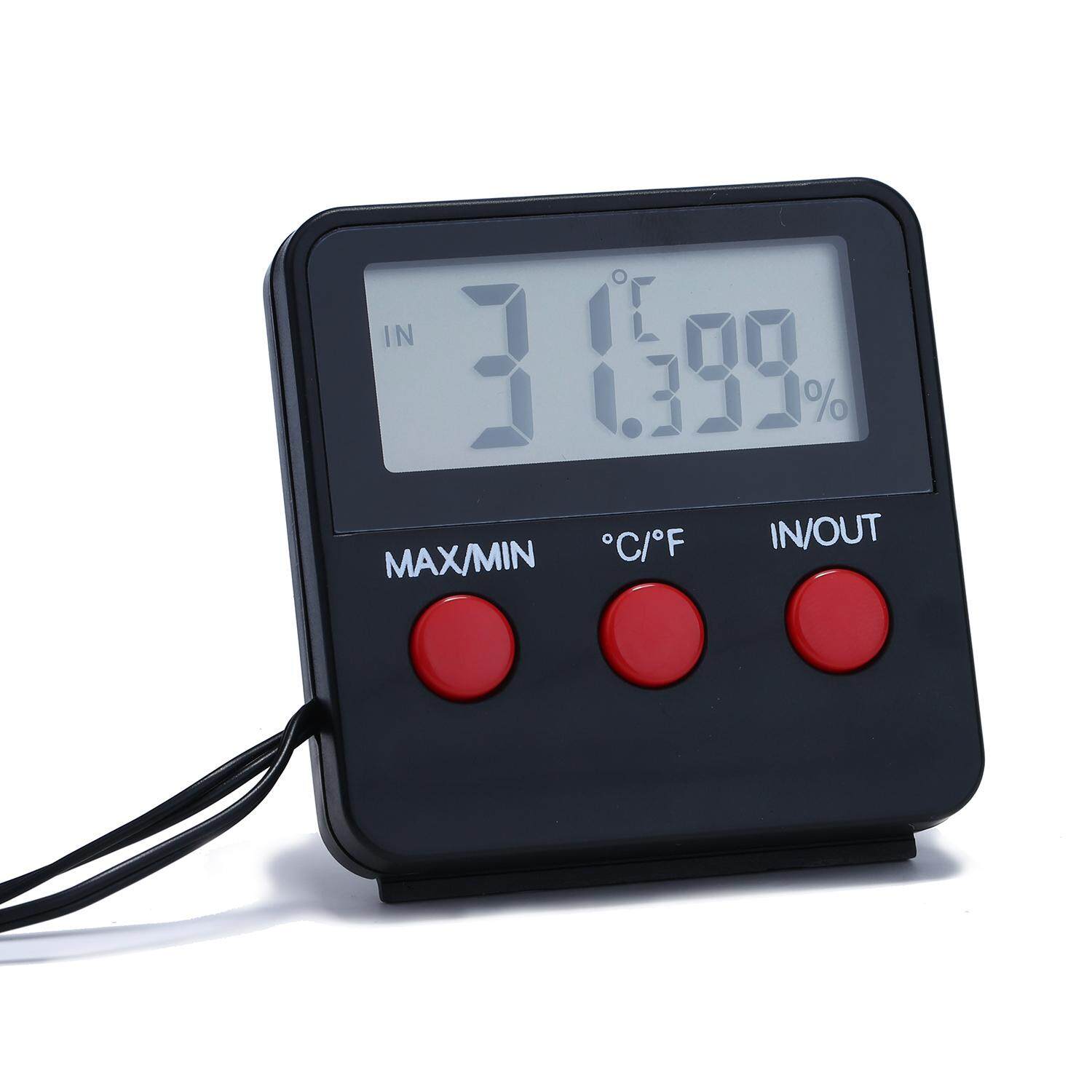 Reptile Vivarium Terrarium Thermometer Hygrometer With Remote Sensor. 