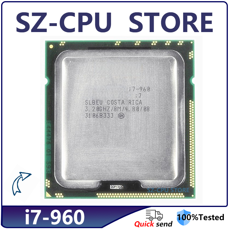 Core i7-960 I7 960 Processor 3.2GHz Quad Core LGA 1366 130W 8M Cache Desktop CPU