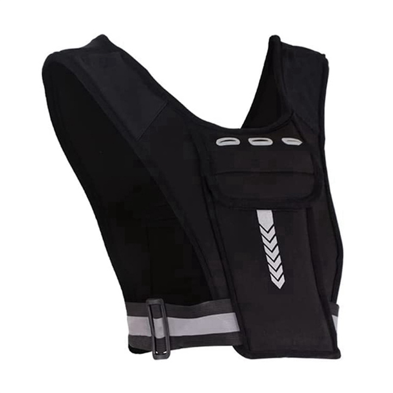 Chest Phone Holder Vest Training Reflective Running Vest Adjustable Waistband Sport Jogging Vest