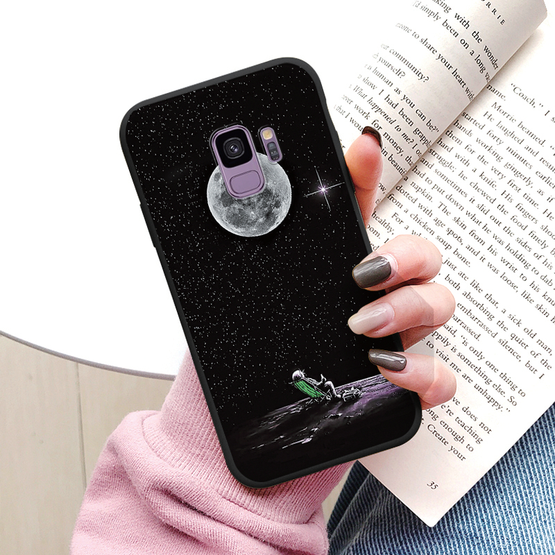Case For Samsung Galaxy S9 S 9 Plus Phone Cover Cute Cartoon Candy Painted Soft TPU Coque For Samsung S9 Bumper S9+ S9PLUS Funda. 