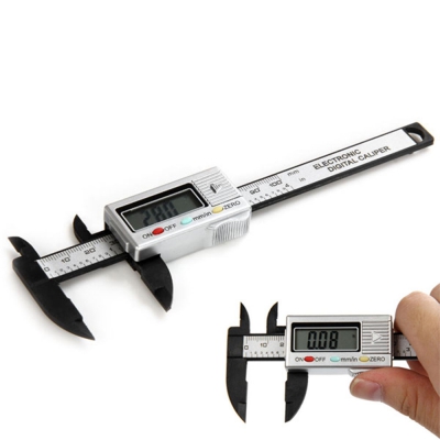 Carbon Fiber Composite Digital LCD Vernier Caliper. 