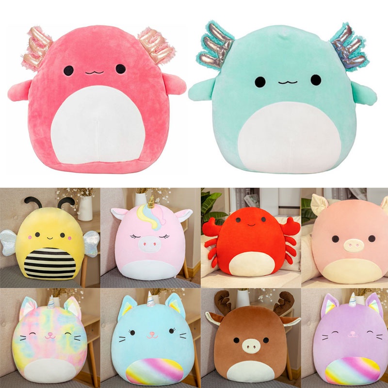【Yurui】Squishmallows Cute Toys Plushie Doll Squishmallows plush Toy Gordon Benny Malcolm Archie Avery pillow crochet. 