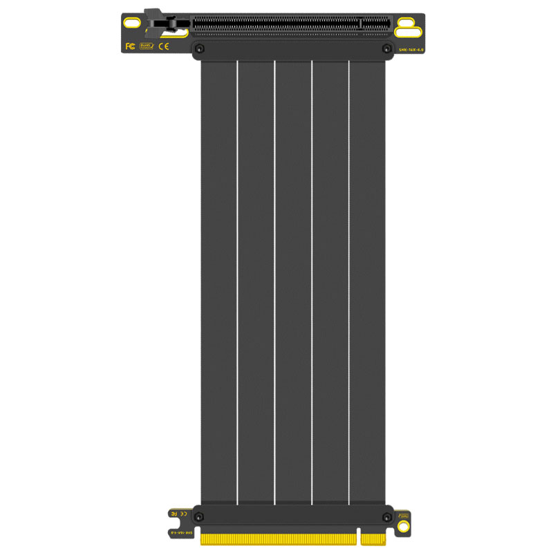 TEUCER PCIE 4.0 X16 Extension Cable PCI Graphics Card PCl-E X16 Riser Extension Cord 3.0/4.0 PCl-Express GPU Extension Cable. 