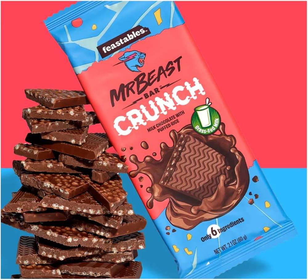Feastables Mr Beast Bar Crunch Chocolate - 60g
