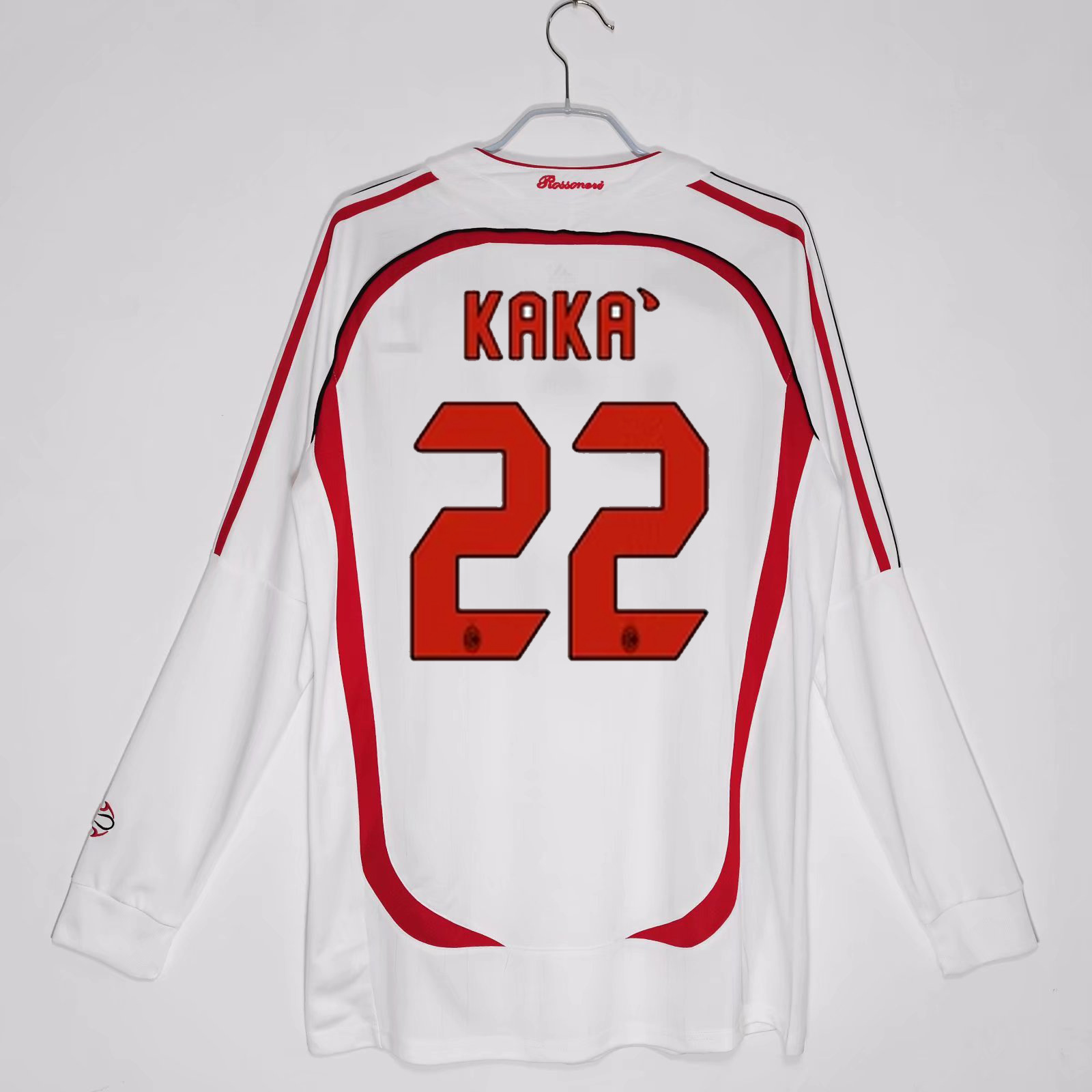 0607 AC Milan Retro Jersey Kacanesta Maldini Inzaji Pirlo Long Sleeve Football Jersey. 