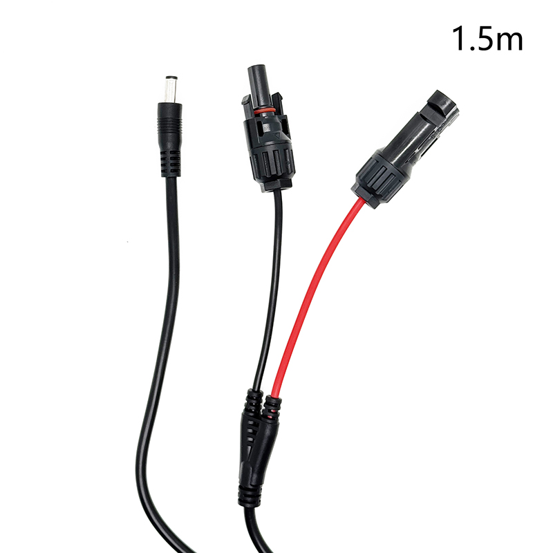 MC4 To DC 5521 Adapter 1.5m Extend Output Cable For Solar Panel Power Connector For Motor Home For Yacht Mushen. 