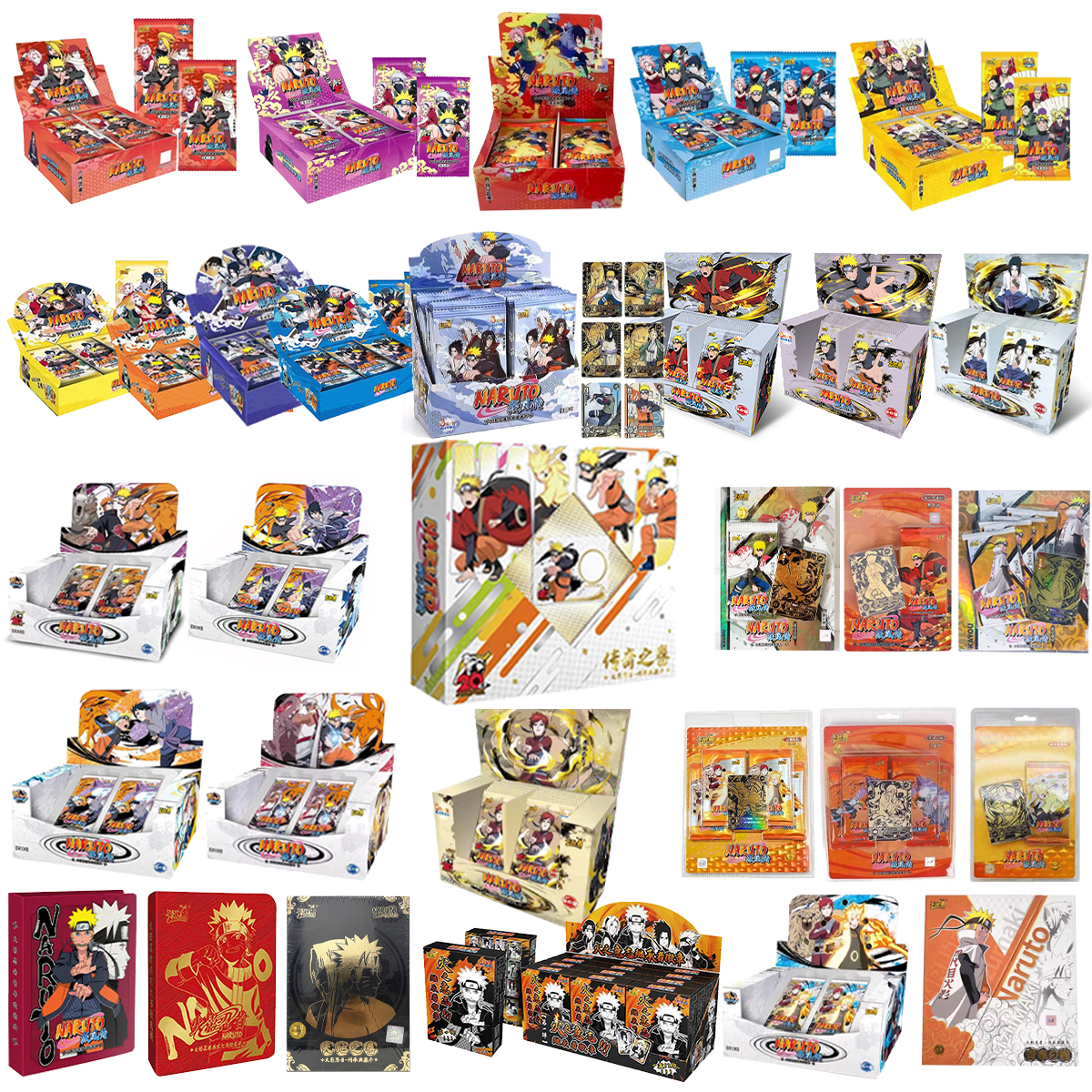 New Full Set Naruto Cards KAYOU T2ｗ5 Highly Rated Out-Of-Print Rare Complete Collection Series Peripheral Card Collection Cards MuXiaRe
