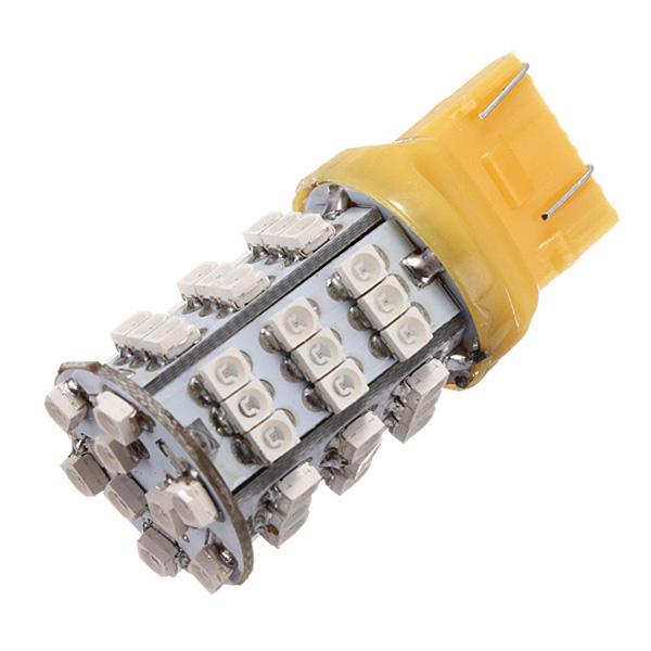 2Pcs T20 7443/7440 3528 SMD 54 LED Amber Yellow Turn Signal Blinker Light bulb -. 