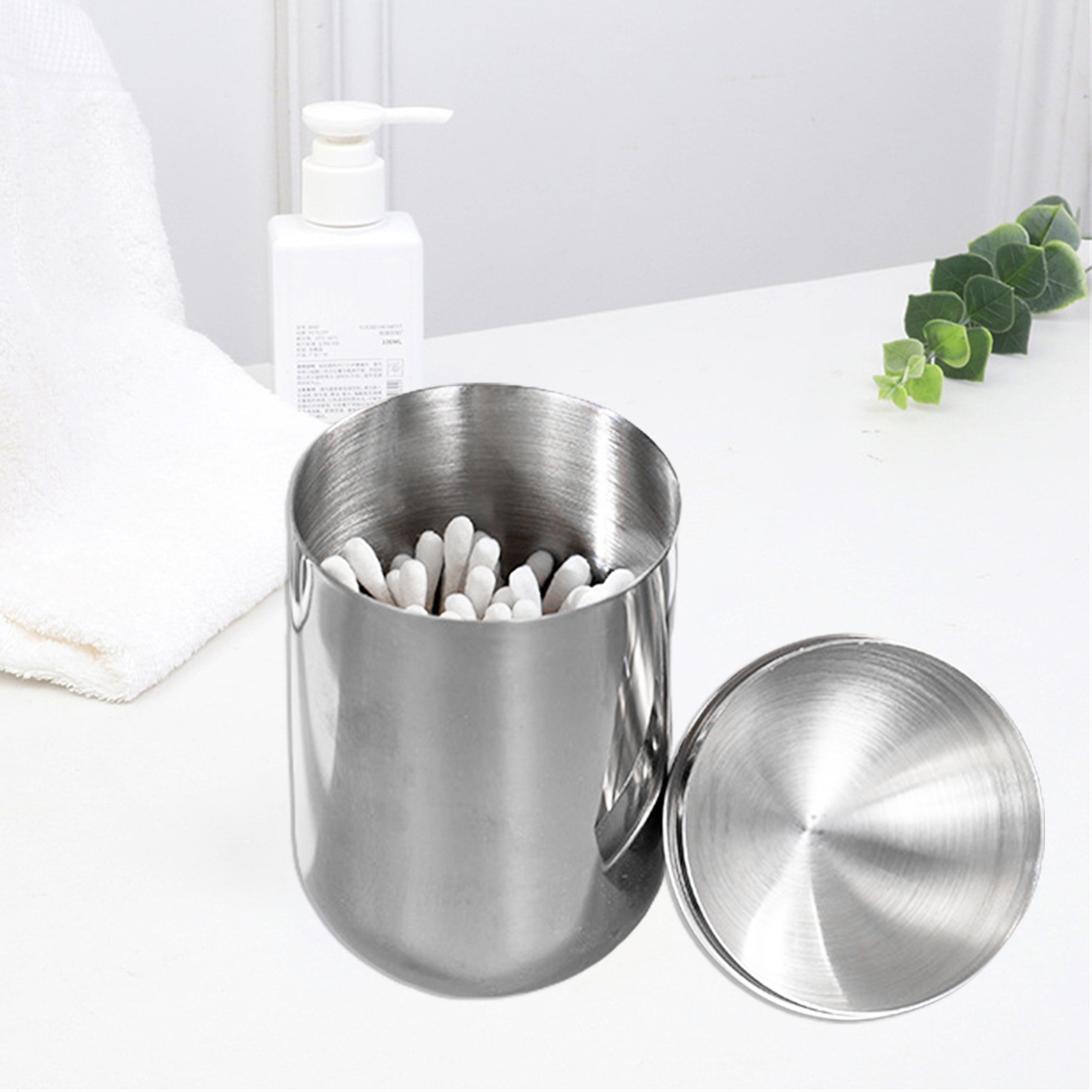 Swab Dispenser Reusable Multi-functional Swab Q-tip Container. 
