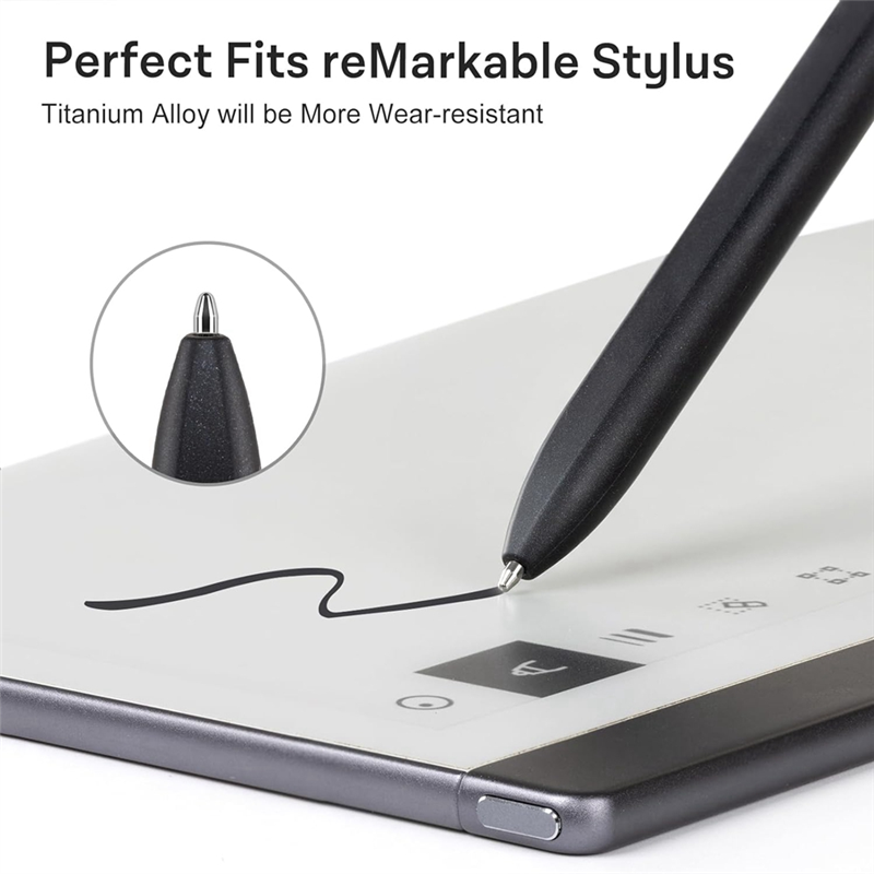 Titanium Alloy Nibs Replacement Marker Stylus Pen Tips for Remarkable 2 Tablet(3 PCS). 