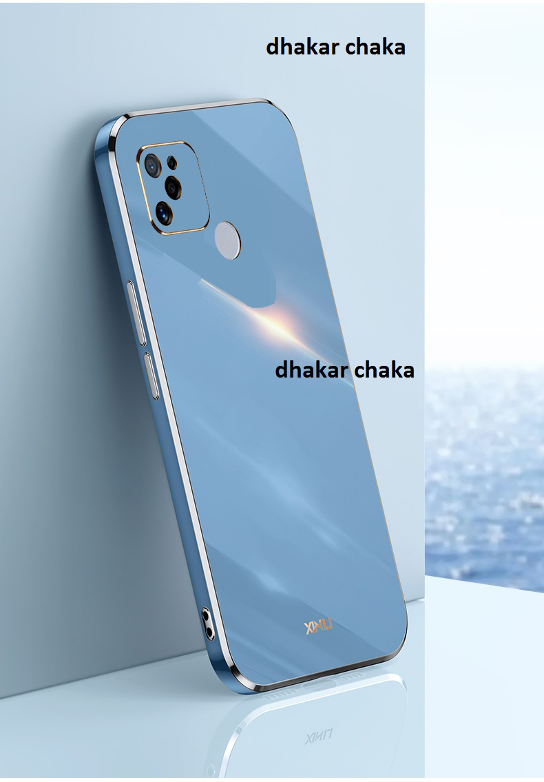 Symphony i69 Luxury 6D Plating Soft Casing Silicone Square Frame Phone Case For Symphony i69 Back Cover. 