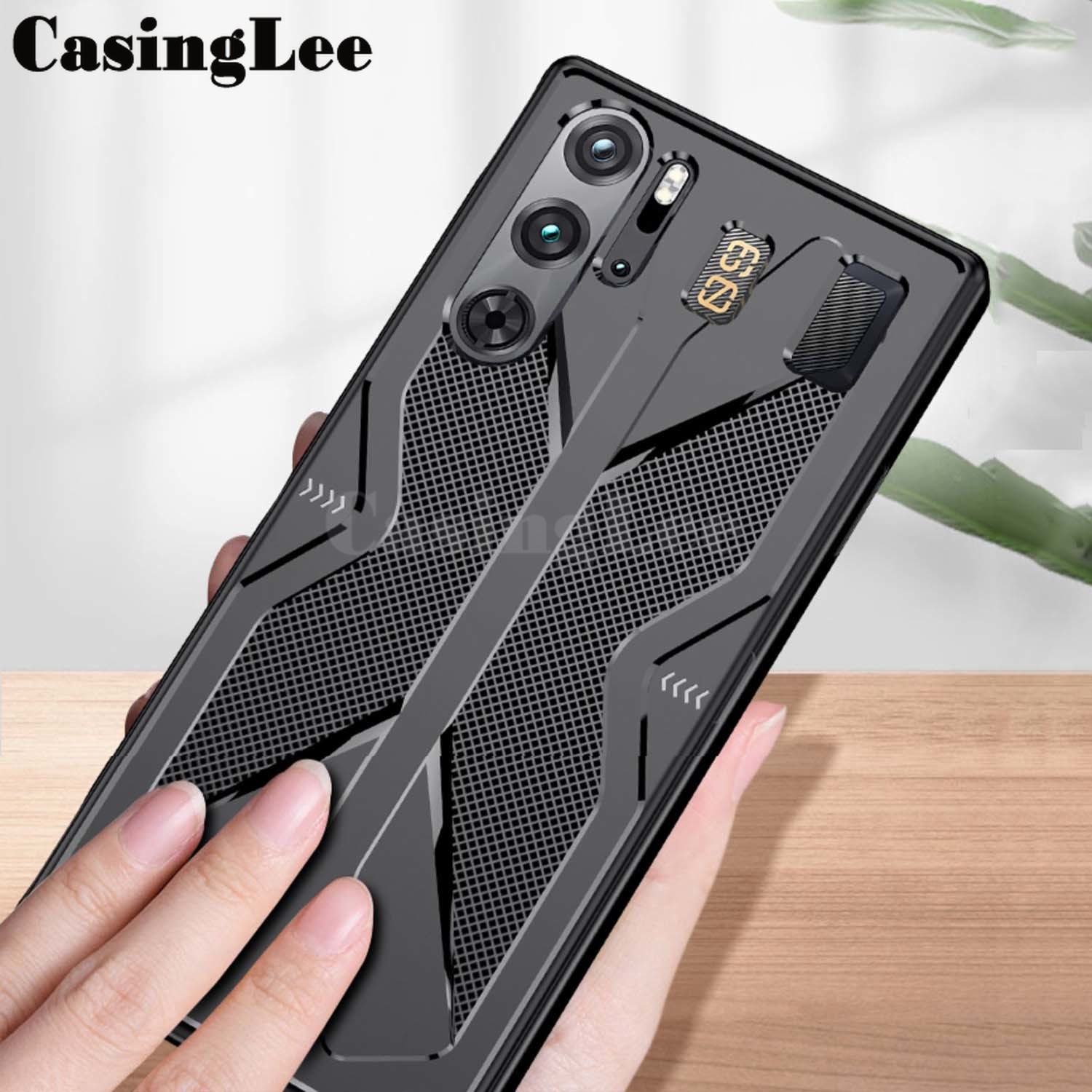 For Nubia Redmagic 9 Pro Case Heat Dissipation Cover Soft Back PC Hollow Breathe Nubia Redmagic9 Red Magic 9 Pro. 