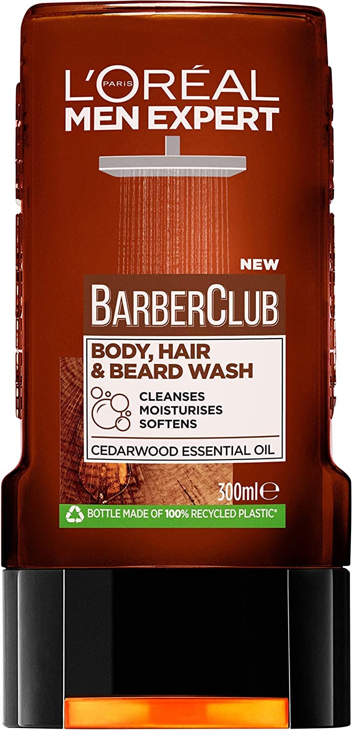Buy L'Oreal Paris Men Expert Barber Club Shower/Gel Body, Hair & Beard Wash  300MI Online at Low Prices in India - Amazon.in