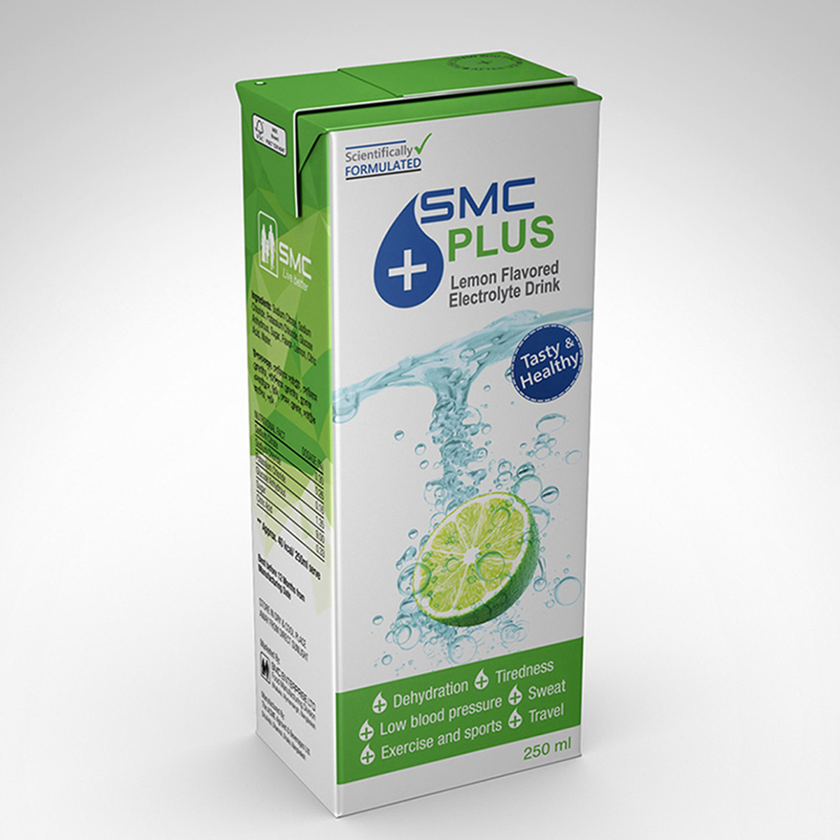SMC PLUS Lemon Flavor Electrolyte Drink - 250ml