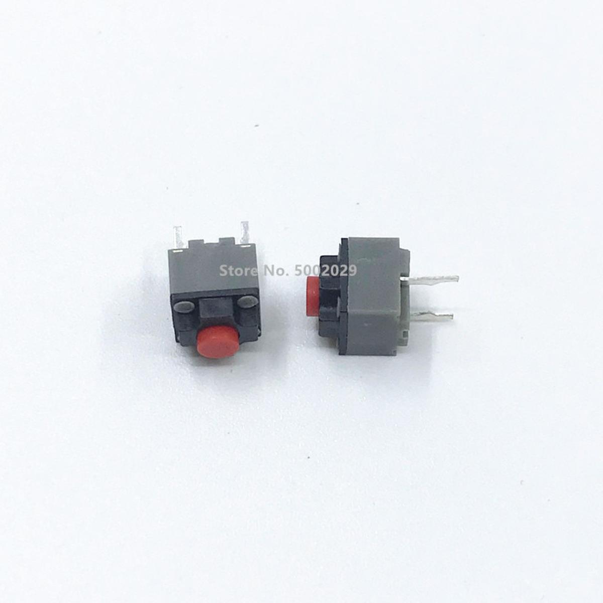 2Pcs Kailh Square Silent Mute Mouse Micro Switch Button 2Pin Can Replace Rectangular Micro Switch 6*6*7.3Mm 8 Millions Lifetime