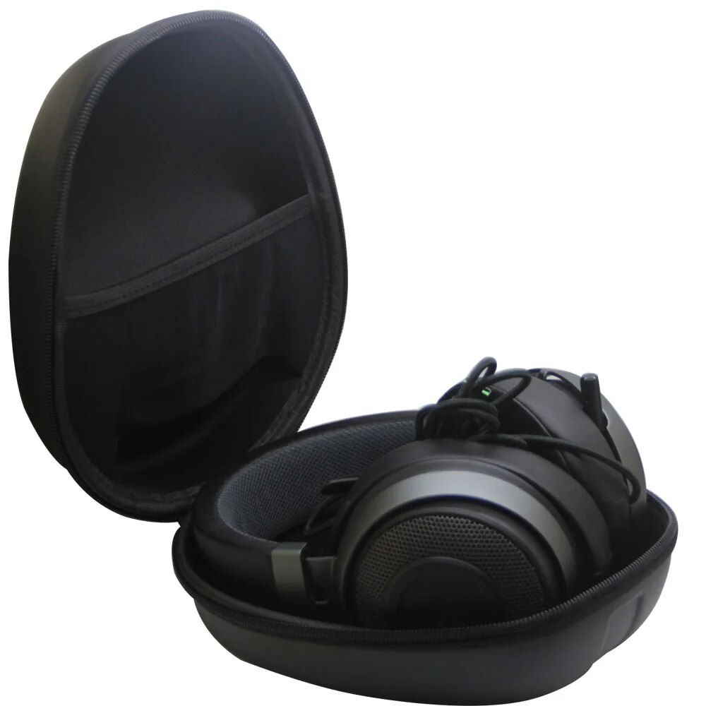 Headset Storage Hard Case for Razer Opus X Barracuda Wireless Kaira X Wired Kraken V3 X Headphone Hard Case Carrying Pouch Box. 