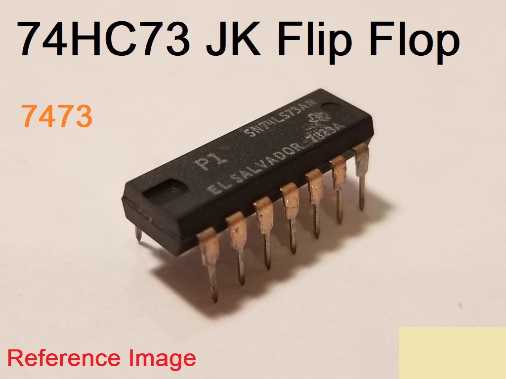 2Pcs- 7473 SN74HC73N 74HC73 74LS73 Flip Flop Dual In Line Package DIP 14 Pin IC Electrical Circuitry & Parts. 