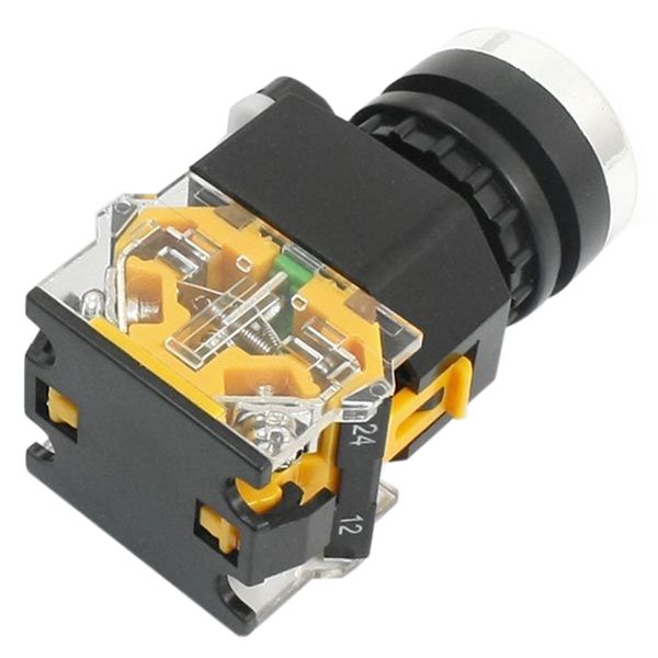 2pcs 22mm Mount 10A 380V DPST Red Green Momentary Push Button Switch. 