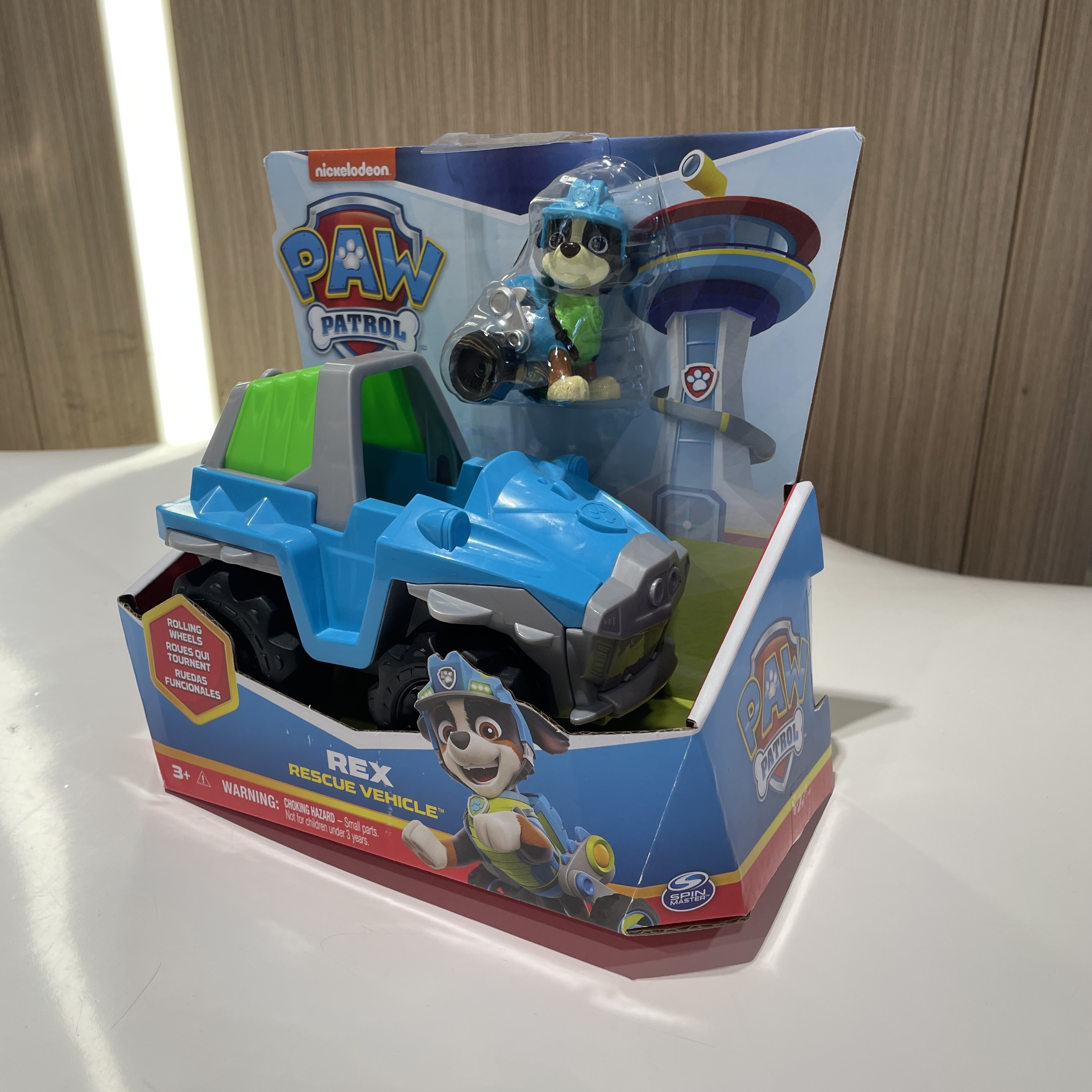 Happy Genuine Paw patrol Dino Rescue Rex Ryder Everest Rescue Vehicle with Collectible Action Figure Patrulla Canina Children TOY Gift. 