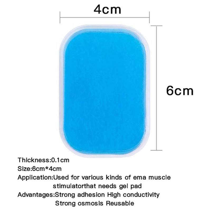 80Pcs Gel Pads for EMS Abdominal Trainer Muscle Stimulator Exerciser Slimming Machine Accessories. 