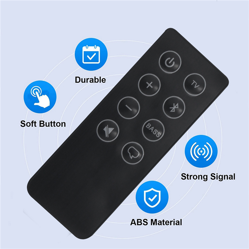2X CD Player Home Media Audio Remote Control for SOLO 5 15 II Bluetooth-Compatible Music System Controller