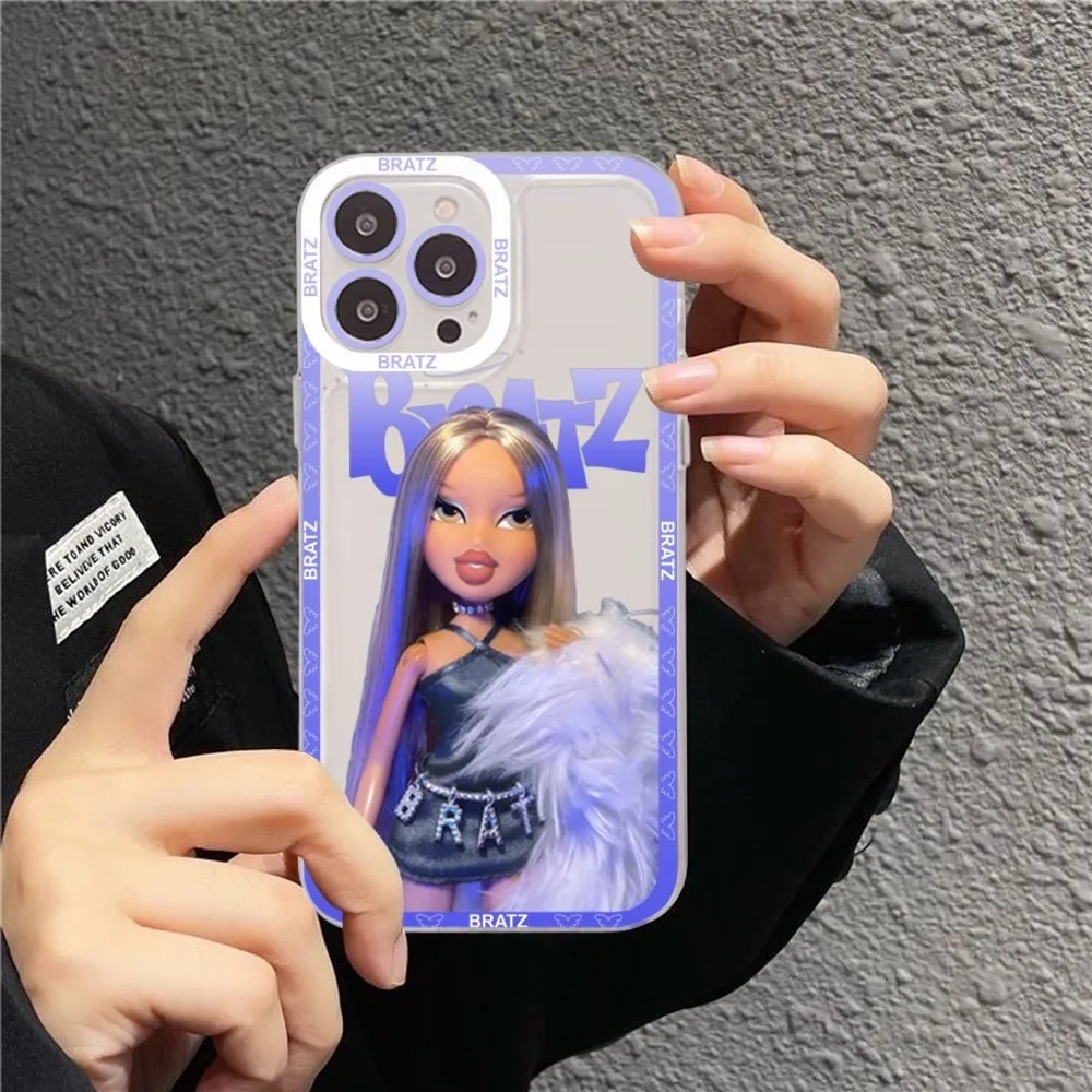 Bratz Doll Phone Case For IPhone 11 12 13 14 Mini Pro Max XR X XS TPU Clear Case. 