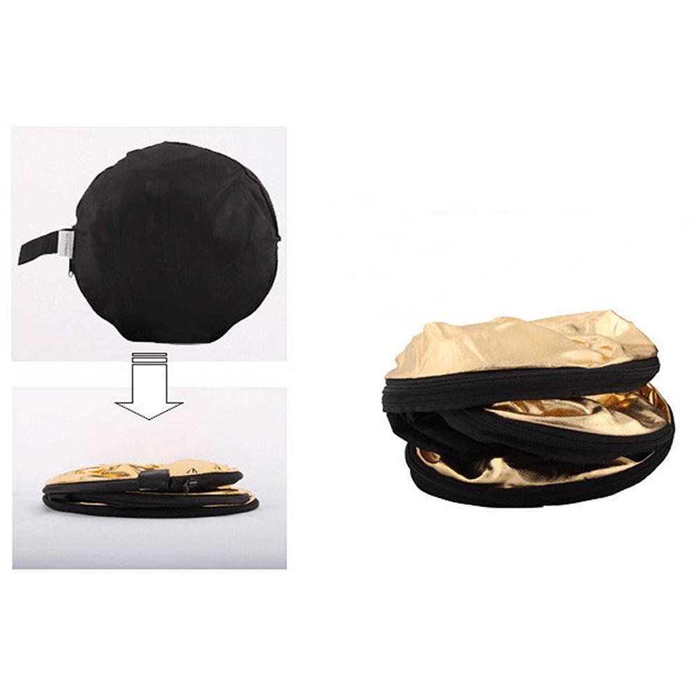 Vanpower 5-in-1 Collapsible Round Photography Reflector Photo Studio Flash Light Studio Photo Disc C. 