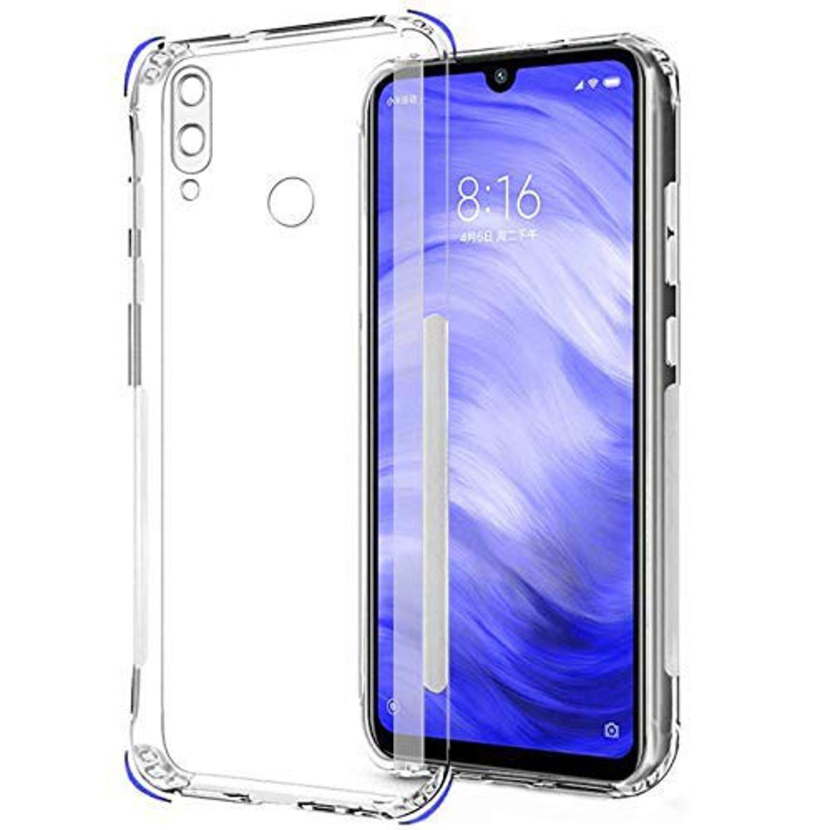 For Xiaomi Redmi Note 7 / Note 7 Pro / Note 7s Camera Protection Premium Silicone Case Crystal Clear Soft TPU Ultra-Thin Transparent Flexible Protective Mobile Phone Back Cover