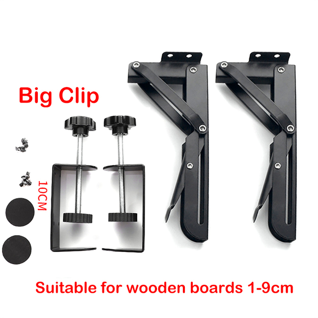DIY Height Sturdy Under Desk Extension Stand Ergonomic Pull Out Keyboard Tray Clamp Cold Rolled Steel For Laptop Accessories. 