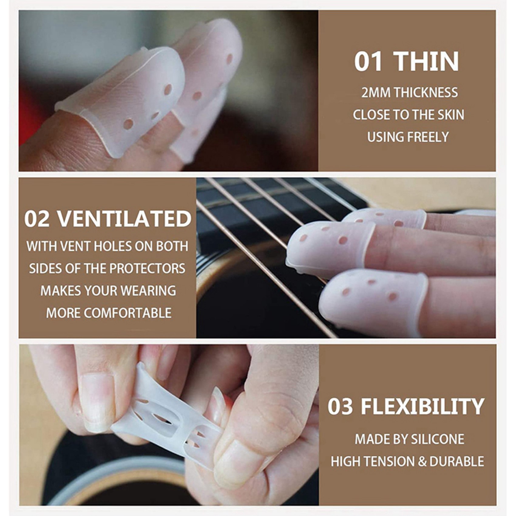 Acoustic Electric Guitar Banjo Trigger Capo Key Clamp with Guitar Kit Thumb Finger Picks,Fingertip Protectors. 