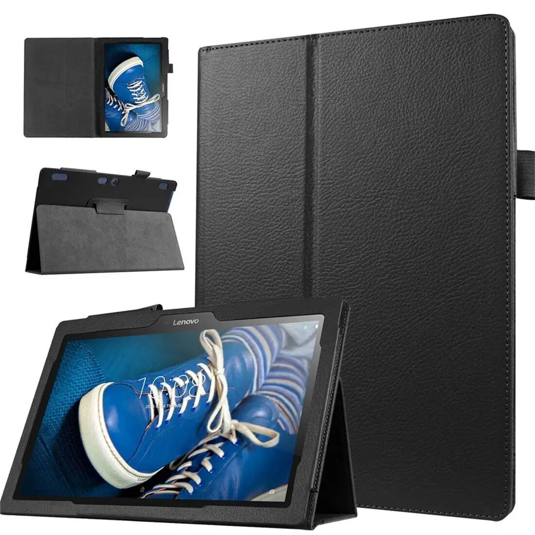 【3C VictoryEagle】Leather Stand Case for Lenovo Tab 2 A10 30 A10-30 X30F 10.1" Tablet Protective Cover Case Tab3 10 Plus. 