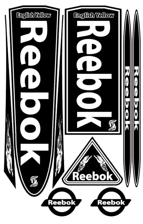 reebok bat stickers