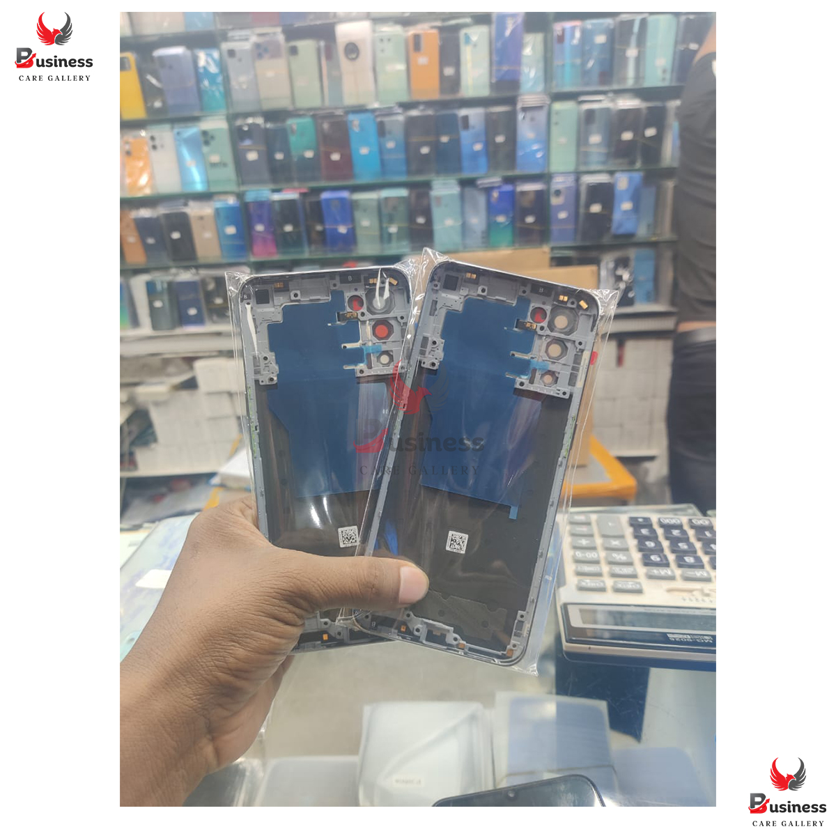 Replacement Backshell Panel + midel frame for Realme GT Master Edition Battery Back Door Back panel. 